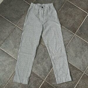 John Gault pinstriped pants